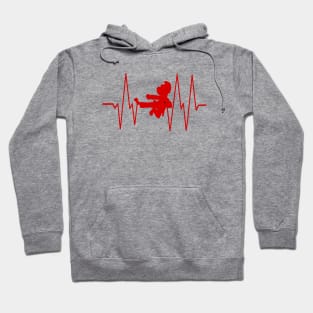 Karate Heartbeat Hoodie